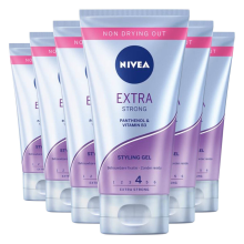 6X NIVEA Gel Extra Strong 150 ml