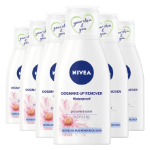 6X NIVEA Oogmake Up Remover Sensitive Kamille Waterproof 125 ml