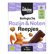 De Kleine Keuken Bio Rozijn & Noten Reepje 75 gr