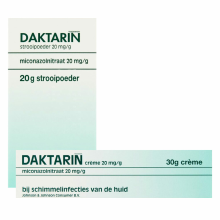 Daktarin Crème 30gr + Daktarin Strooipoeder 20gr Pakket