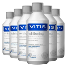 6X Vitis Mondwater Whitening 500 ml