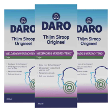 3X Daro Thijmsiroop 200 ml
