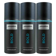 3X Amando Deodorant Bold 150 ml