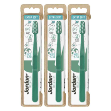 3X Jordan Green Clean Tandenborstel Kids 5 10 Extra Soft