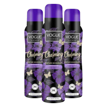3X Vogue Parfum Deodorant Charming 150 ml