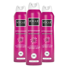 3X Vogue Parfum Deodorant Extravagant 150 ml
