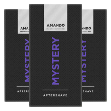 3X Amando Mystery Aftershave 50 ml