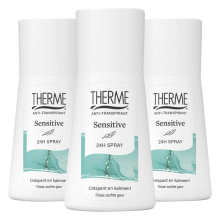 3X Therme Anti Transpirant Sensitive 24H Spray 75 ml