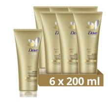 6X Dove Zelfbruinende Bodylotion Summer Revived Light Medium 200 ml