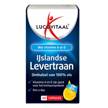 2X Lucovitaal IJslandse Levertraan 60 capsules