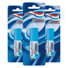 3X Aquafresh Mondspray Freshmint 15 ml