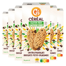 6X Céréal Ontbijtkoekjes Glutenvrij en Lactosevrij 200 gr