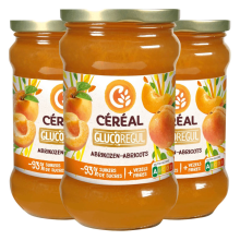 3X Céréal Jam Abrikozen 320 gr