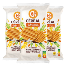 3X Céréal Galettes Vanillesmaak 175 gr