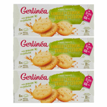 3X Gerlinea Koekjes Vanille & Citroen 8x3 stuks
