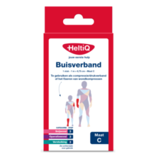 2X HeltiQ Buisverband Maat C 1m x 6,75cm