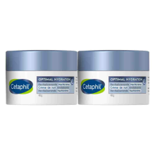 2X Cetaphil Optimal Hydration Herstellende Nachtcrème 48 gr