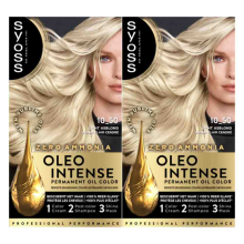 2X Syoss Oleo Intense Haarverf 10 50 Licht Asblond