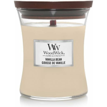 WoodWick Geurkaars Medium Vanilla Bean 275 gr