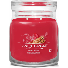 Yankee Candle Geurkaars Medium Jar Sparkling Cinnamon 368 gr