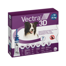 Vectra Anti vlo & Teek 3D Hond M 10 25 kg 3 stuks