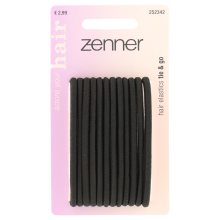 8X Zenner Elastieken Standaard Zwart 12 stuks