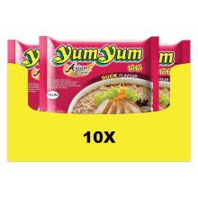 10X Yum Yum Noodles Soep Pak Peking Eend 60 gr