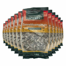 12X Mediza Zonnebloempitten 170 gr