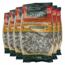 6X Mediza Zonnebloempitten 170 gr