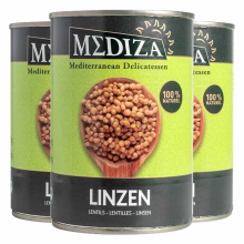 3X Mediza Linzen 400 gr