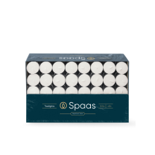 SPAAS Theelichten Wit 6 Branduren 120 stuks
