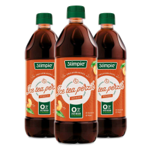 3X Slimpie Siroop Ice Tea Perzik 650 ml