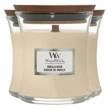 3X WoodWick Geurkaars Mini Vanilla Bean 85 gr