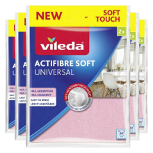 5X Vileda Doek Actifibre Soft Doek 2 stuks