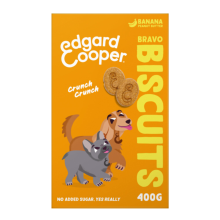 Edgard & Cooper 7x Edgard & Cooper Adult Biscuit Banaan & Pinda 400 gr