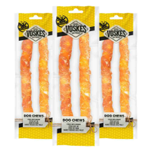 3X Voskes Hondensnack Stick Met Kip 25 cm 2 stuks