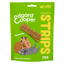 Edgard & Cooper Edgard & Cooper Adult Strips Lam & Kalkoen 75 gr