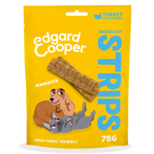 Edgard & Cooper Edgard & Cooper Adult Strips Kalkoen   Kip 75 gr