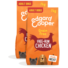 Edgard & Cooper 2x Edgard & Cooper Hondenvoer Droog Scharrelkip 7 kg