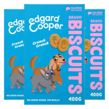 Edgard & Cooper 3x Edgard & Cooper Adult Biscuit Zalm & Kip 400 gr