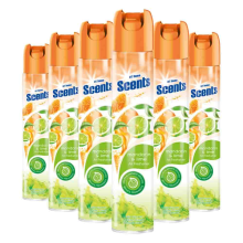 6X At Home Luchtverfrisser Spray Mandarijn en Limoen 400 ml