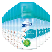 12X At Home Automatische Spray Navulling Fris Katoenlinnen 250 ml