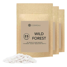 3X Cosmeau Geurbooster 25 Wasbeurten Navulling Wild Forest 250 gr