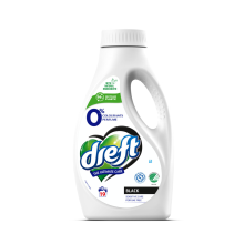 2+2 Gratis: Dreft Vloeibaar Wasmiddel 0% Donkere Was 19 Wasbeurten 988 ml