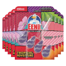8X WC Eend Toiletblok Active Clean Tropical Adventure