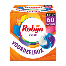 4X Robijn Wascapsules 3 in 1 Color 15 stuks