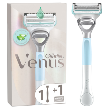 4X Gillette Venus voor Huid en Schaamhaar Scheersysteem en 1 Scheermesje 1 set