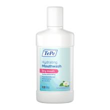 6X TePe Hydraterende Mondspoeling Mild Apple Peppermint 500 ml