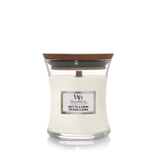 WoodWick Geurkaars Mini White Tea & Jasmine 85 gr