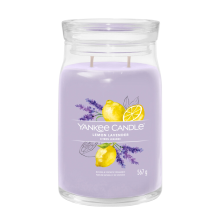 4X Yankee Candle Geurkaars Large Jar Lemon Lavender Signature 567 gr